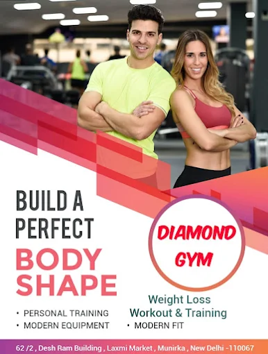 Diamond Gym-Best Gym In Munirka-Weight Loss Workout /Traning In Munirka